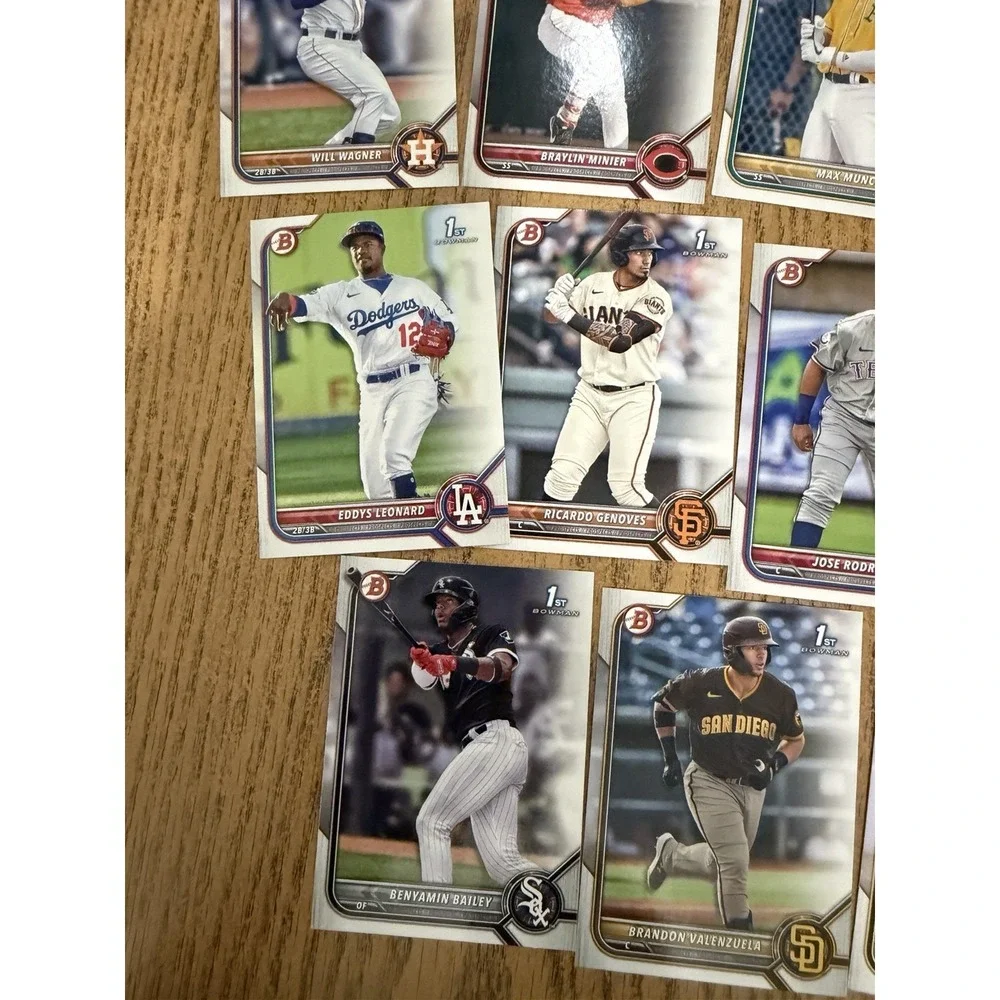 Topps 2022 MLB baseball cards BP Random‎ lot of 17 (D)